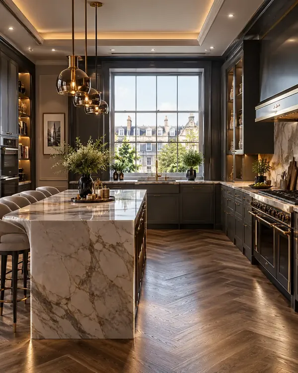 Premium bespoke kitchen designed by CraftMySpace