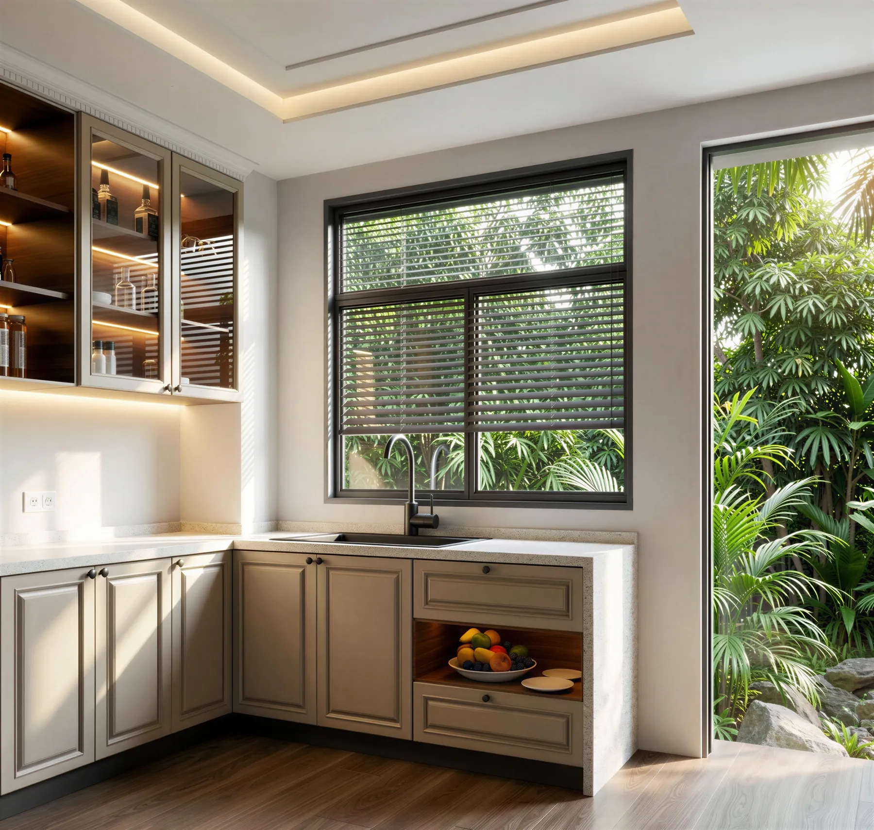 Traditional In-Frame Kitchen, view 5