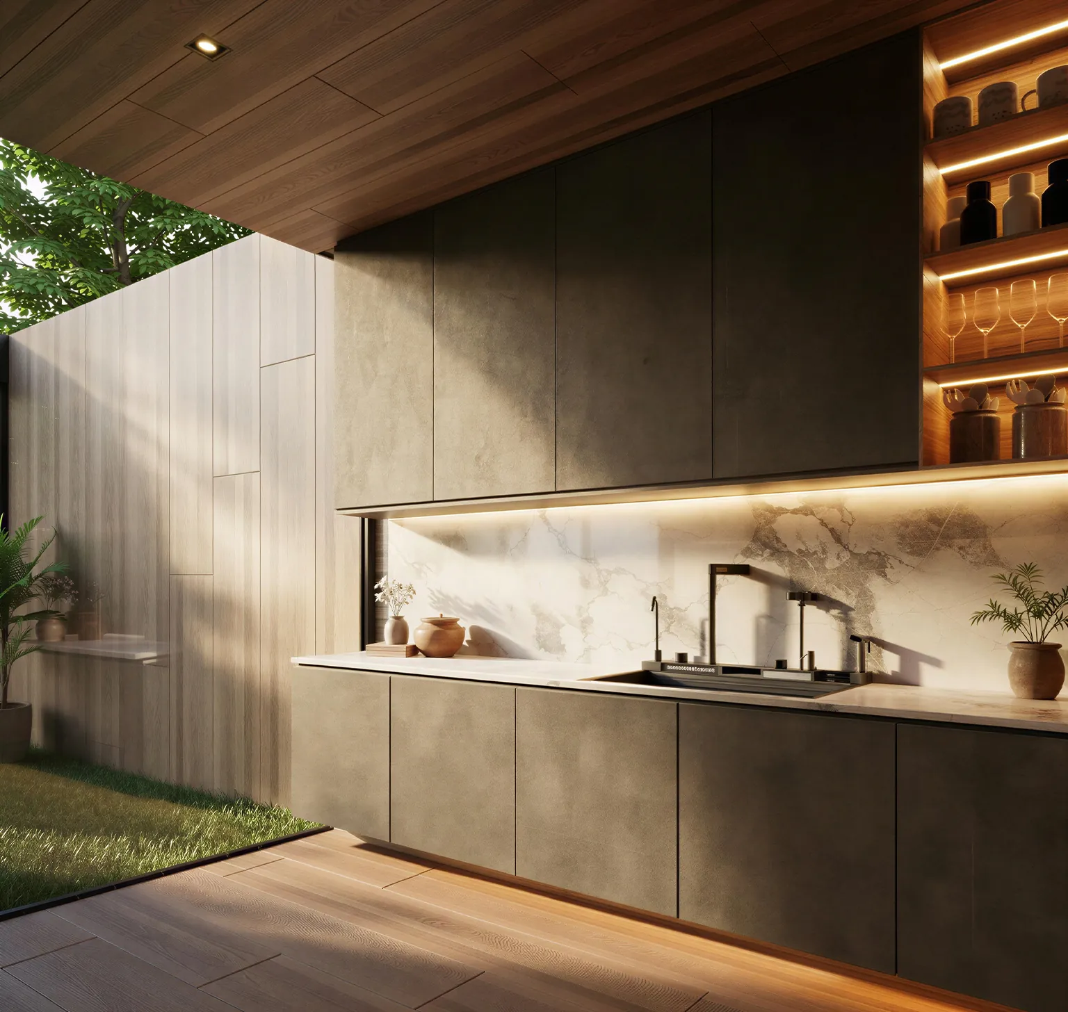 Slab Door Handle Kitchen, view 6