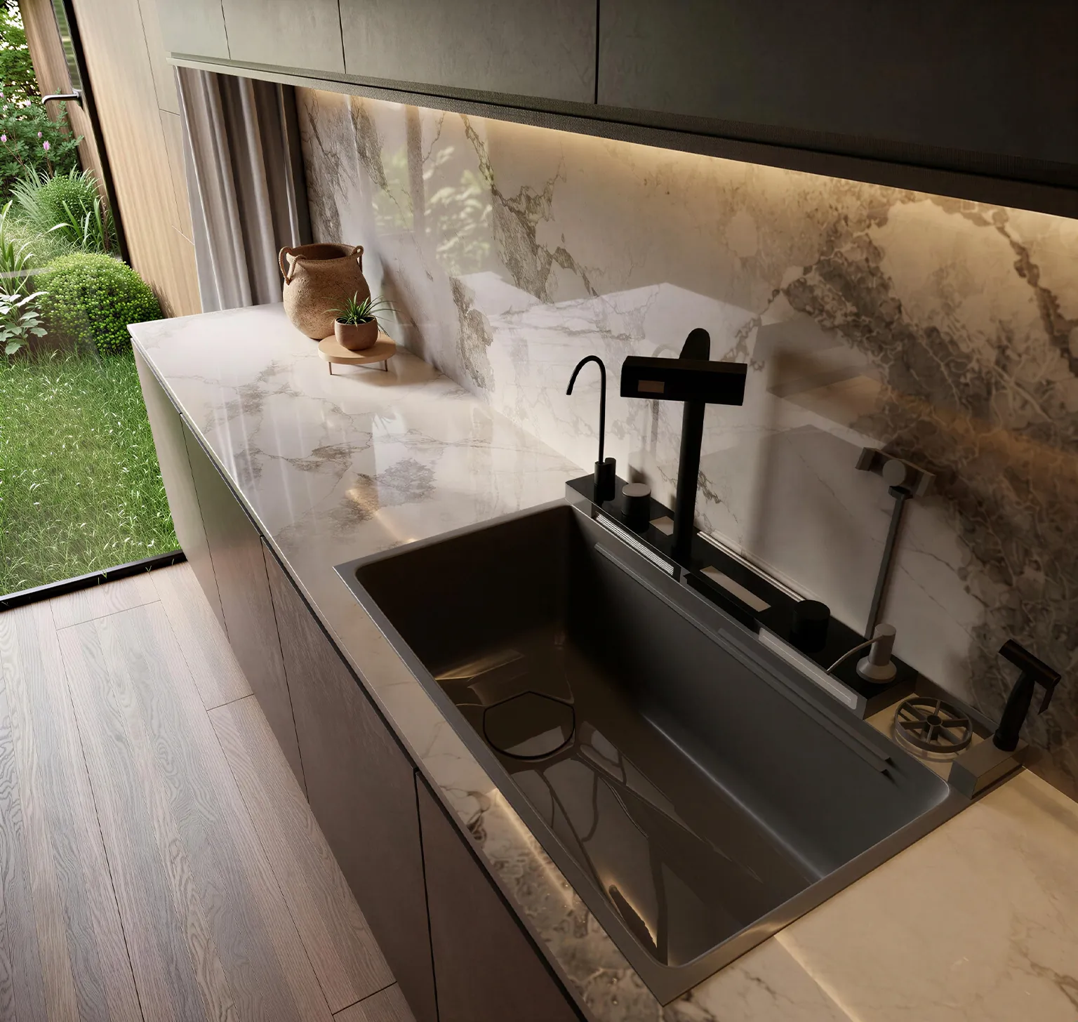 Slab Door Handle Kitchen, view 10