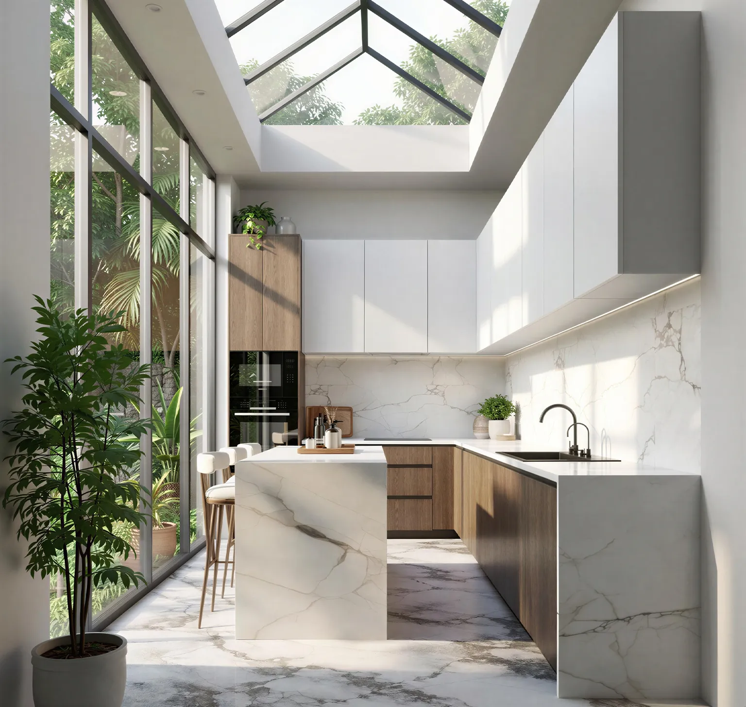 German Handleless Kitchen, view 6