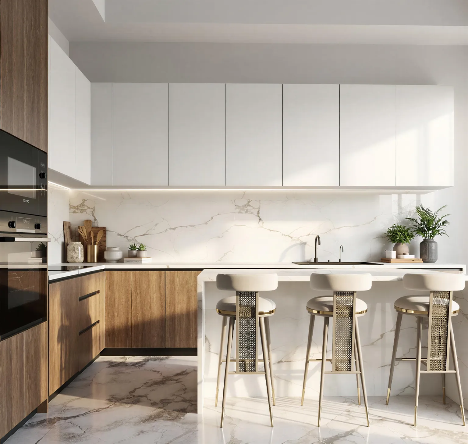 German Handleless Kitchen, view 7