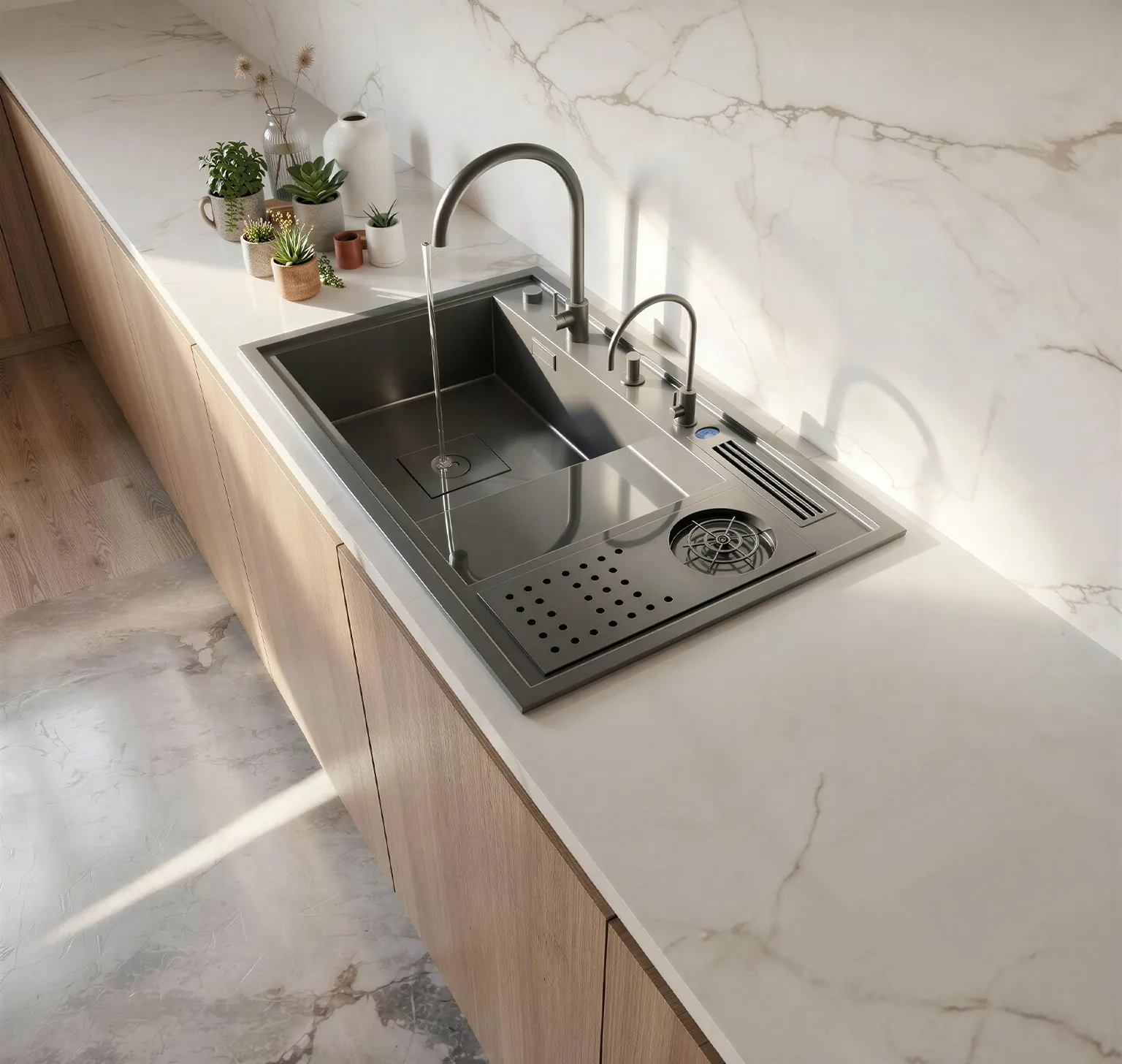 German Handleless Kitchen, view 9