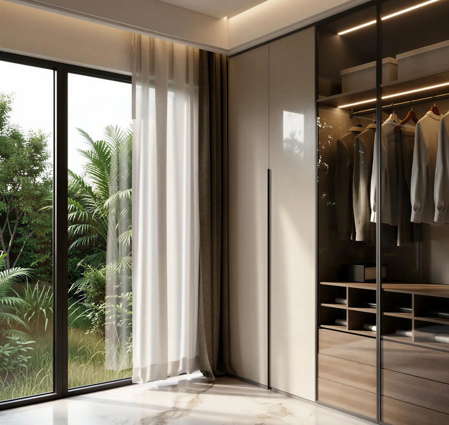 Glass Door Wardrobe, view 6